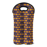 Halloween Pumpkin Pattern Print Double Neoprene Wine Tote