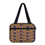 Halloween Pumpkin Pattern Print Double Strap Bible Bag