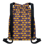 Halloween Pumpkin Pattern Print Drawstring Backpack