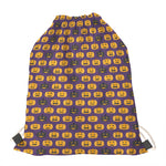 Halloween Pumpkin Pattern Print Drawstring Bag