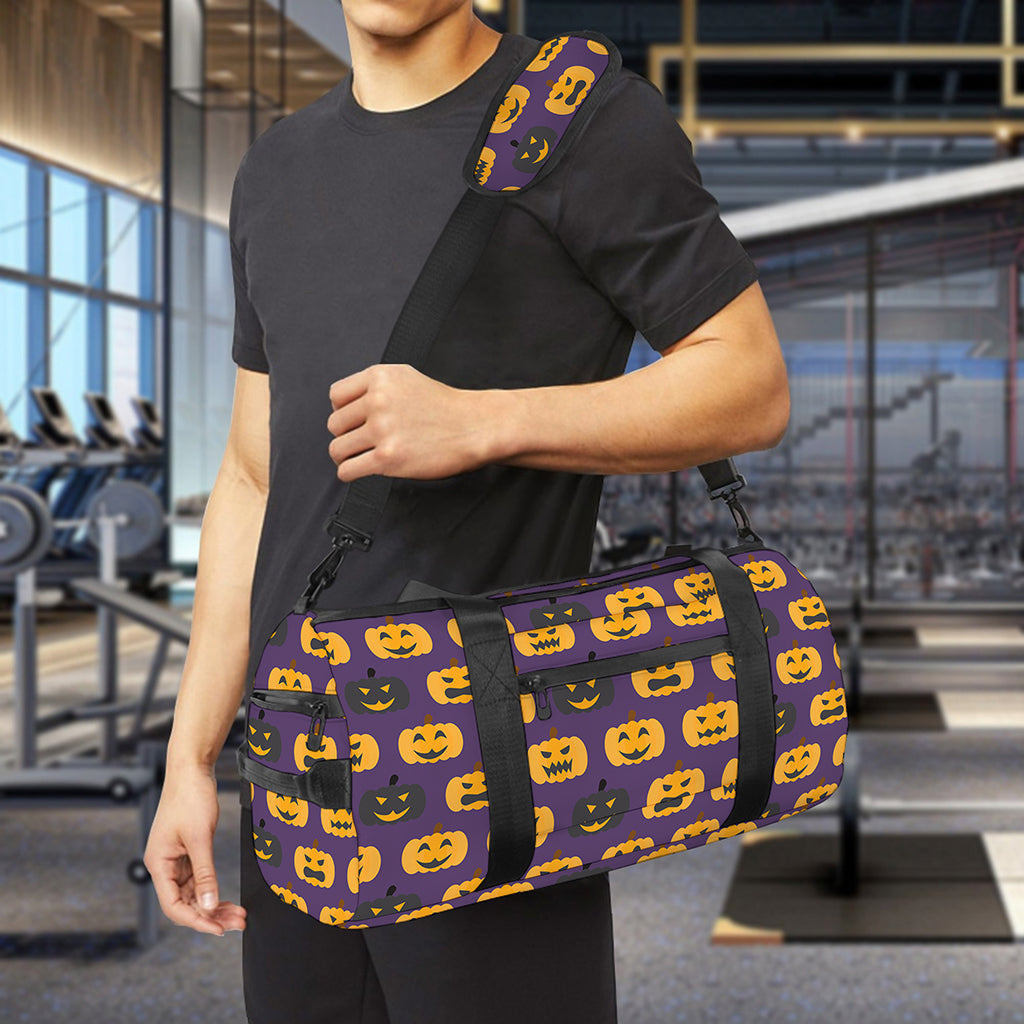 Halloween Pumpkin Pattern Print Gym Bag
