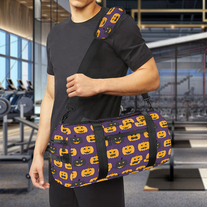 Halloween Pumpkin Pattern Print Gym Bag