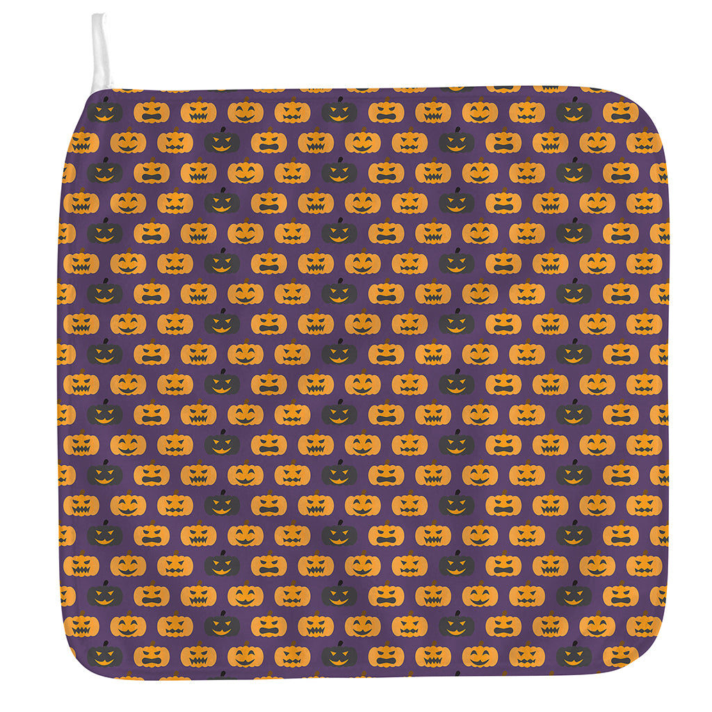 Halloween Pumpkin Pattern Print Hand Towel