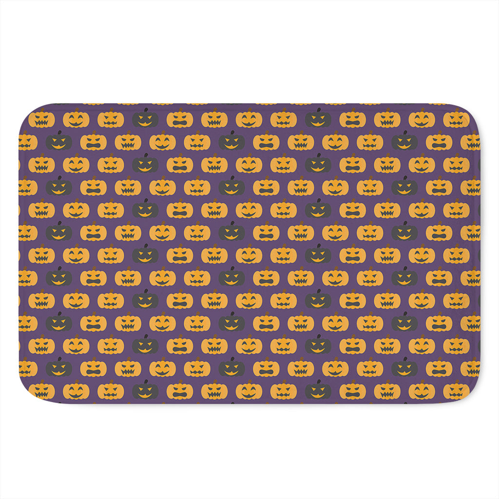 Halloween Pumpkin Pattern Print Indoor Door Mat