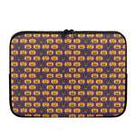 Halloween Pumpkin Pattern Print Laptop Sleeve