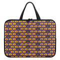 Halloween Pumpkin Pattern Print Laptop Sleeve With Handle
