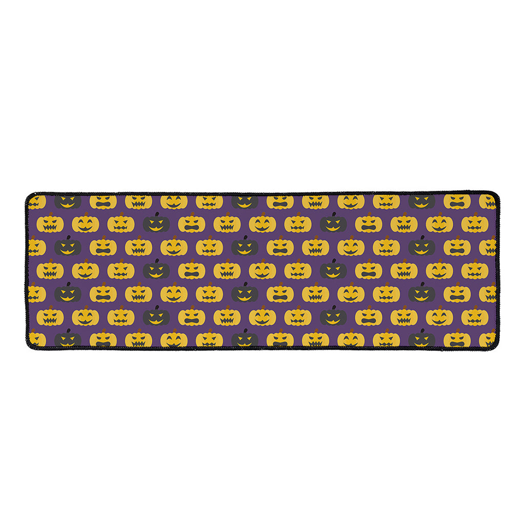 Halloween Pumpkin Pattern Print Long Kitchen Mat