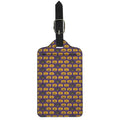 Halloween Pumpkin Pattern Print Luggage Tag