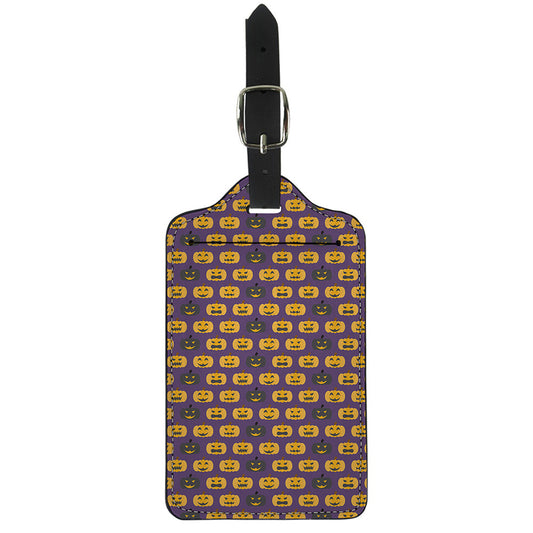 Halloween Pumpkin Pattern Print Luggage Tag