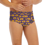 Halloween Pumpkin Pattern Print Men's Briefs