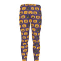 Halloween Pumpkin Pattern Print Men's Leggings