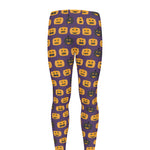 Halloween Pumpkin Pattern Print Men's leggings