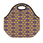 Halloween Pumpkin Pattern Print Neoprene Lunch Bag