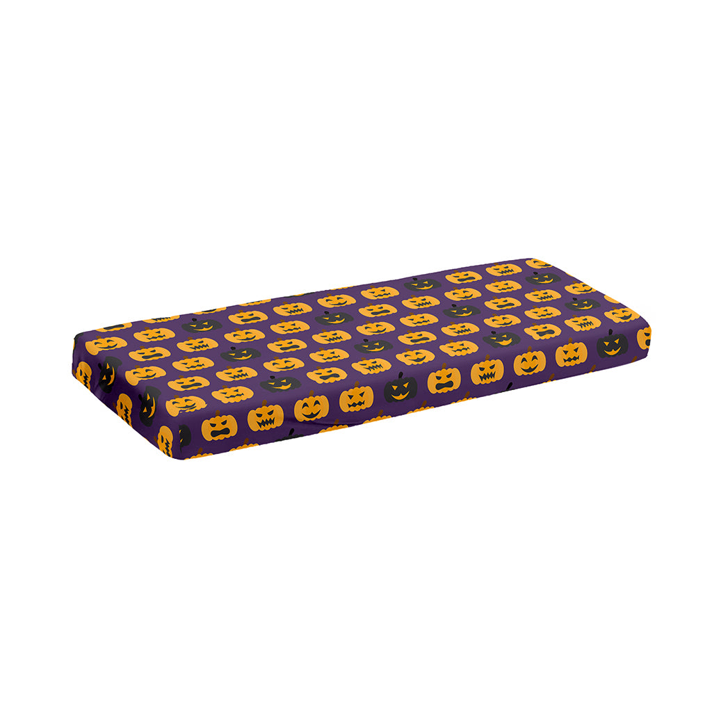 Halloween Pumpkin Pattern Print Piano Keyboard Cover