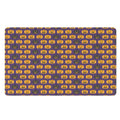 Halloween Pumpkin Pattern Print Polyester Doormat