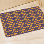 Halloween Pumpkin Pattern Print Polyester Doormat
