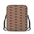 Halloween Pumpkin Pattern Print Rectangular Crossbody Bag