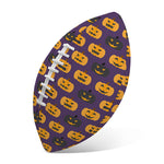 Halloween Pumpkin Pattern Print Rugby Ball