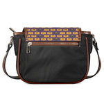 Halloween Pumpkin Pattern Print Saddle Bag