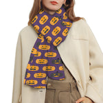 Halloween Pumpkin Pattern Print Scarf