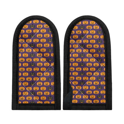Halloween Pumpkin Pattern Print Skillet Handle Cover
