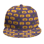 Halloween Pumpkin Pattern Print Snapback Cap