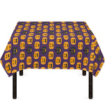 Halloween Pumpkin Pattern Print Tablecloth