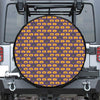 Halloween Pumpkin Pattern Print Tire Cover