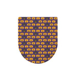 Halloween Pumpkin Pattern Print Toilet Lid Cover