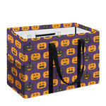 Halloween Pumpkin Pattern Print Utility Tote Bag