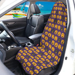 Halloween Pumpkin Pattern Print Waterproof Car Seat Cover