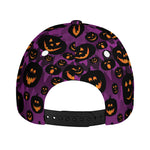 Halloween Pumpkin Smiley Faces Print Baseball Cap