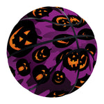 Halloween Pumpkin Smiley Faces Print Basketball
