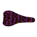 Halloween Pumpkin Smiley Faces Print Bicycle Seat Cover
