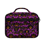 Halloween Pumpkin Smiley Faces Print Briefcase Bible Bag