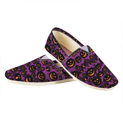 Halloween Pumpkin Smiley Faces Print Casual Shoes