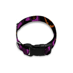 Halloween Pumpkin Smiley Faces Print Dog Collar