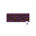 Halloween Pumpkin Smiley Faces Print Extended Mouse Pad