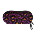 Halloween Pumpkin Smiley Faces Print Glasses Case