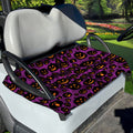 Halloween Pumpkin Smiley Faces Print Golf Cart Seat Cover
