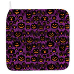 Halloween Pumpkin Smiley Faces Print Hand Towel