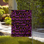 Halloween Pumpkin Smiley Faces Print House Flag