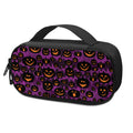Halloween Pumpkin Smiley Faces Print Portable Cooler Travel Case
