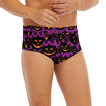 Halloween Pumpkin Smiley Faces Print Men's Briefs