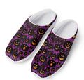 Halloween Pumpkin Smiley Faces Print Mesh Casual Shoes