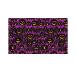 Halloween Pumpkin Smiley Faces Print Polyester Flag