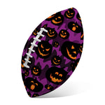 Halloween Pumpkin Smiley Faces Print Rugby Ball