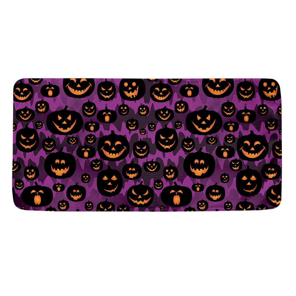 Halloween Pumpkin Smiley Faces Print Towel