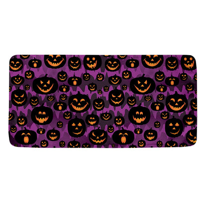 Halloween Pumpkin Smiley Faces Print Towel