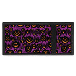 Halloween Pumpkin Smiley Faces Print Trifold Wallet